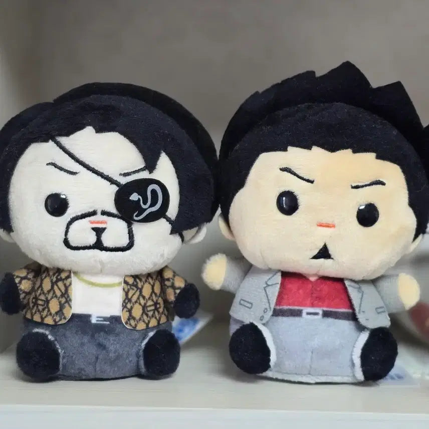 [BUNJANG] Yakuza Majima & Kiryu Plush Set / 용과 같이 마지마, 키류 누이