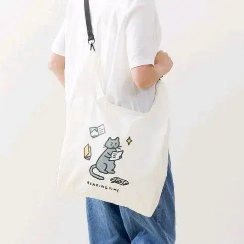 [BUNJANG] ZEROPERZERO Strap Eco Bag (Yes24 Goods) / 제로퍼제로 스트랩 에코백 (예스24 굿즈)