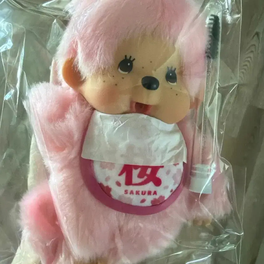 [BUNJANG] Monchhichi Cherry Blossom Plush / 벚꽃몬치치
