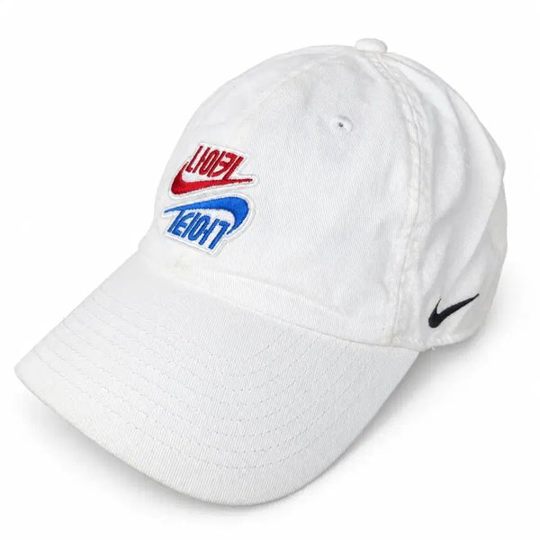 [BUNJANG] S-M Nike Custom White Ball Cap / S-M 나이키 커스텀 화이트 볼캡 모자