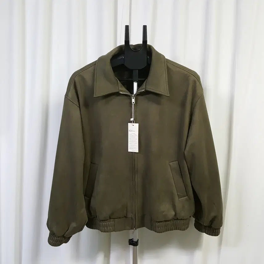 [BUNJANG] Standard Error Men's Standard Suede Blouson Jacket L / 스탠다드에러 새상품 남성 스탠다드 블루종 스웨이드 자켓 L 오일장