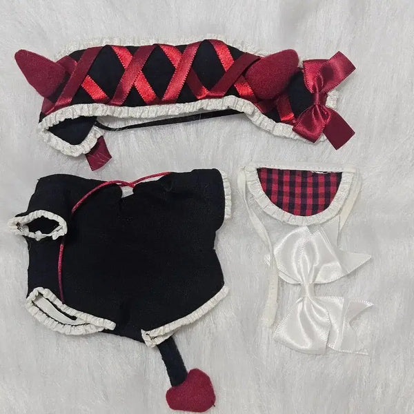 [BUNJANG] 20cm Doll Clothes: Devil Maid Outfit Set / 20cm 옷장