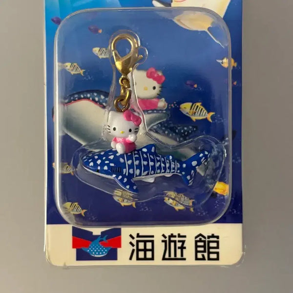 [BUNJANG] Vintage Hello Kitty Whale Shark Keychain / 고전 헬로키티 고래상어 키링