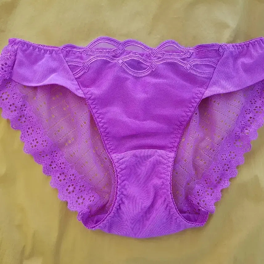 [BUNJANG] High-Quality Violet Lace Panties (Medium Size) / 바이올렛 고퀄 레이스 팬티>>중고