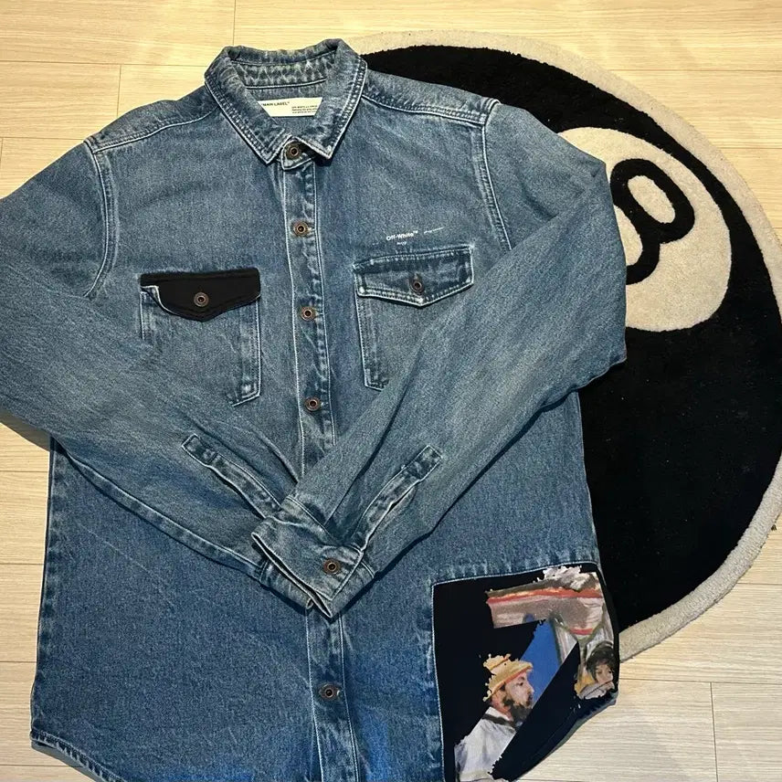 [BUNJANG] Off-White 19SS Denim Shirt / 오프화이트 19/ss 데님셔츠