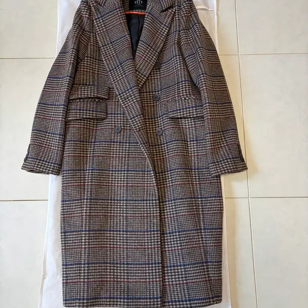 [BUNJANG] Imvely Checked Coat / 임블리 체크코트 (새상품