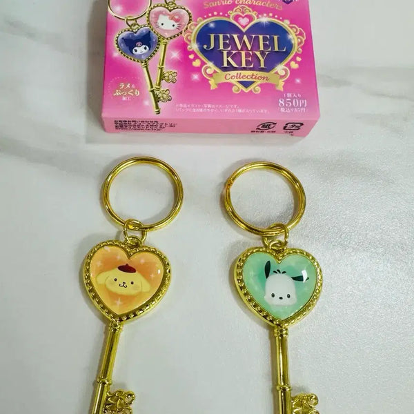 [BUNJANG] Sanrio Jewel Key Collection Random Blind Box / 산리오 쥬얼 키 열쇠 컬렉션 랜덤 새제품 키티, 폼푸, 포차코, 슈가바니즈