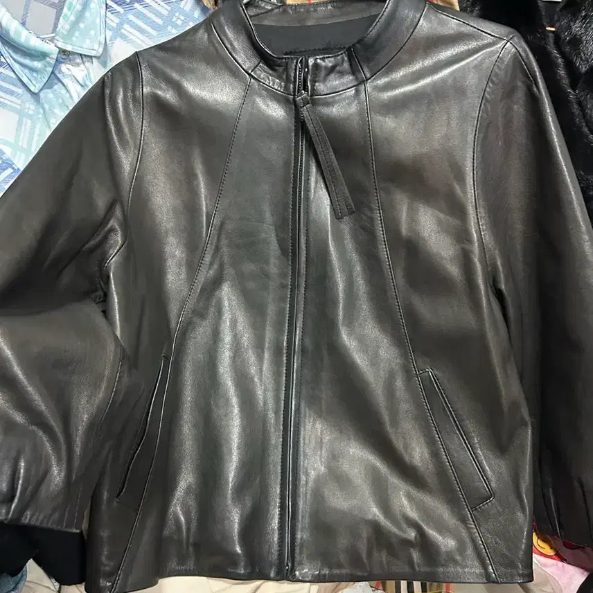 [BUNJANG] MC Lambskin Leather Jacket / 엠씨 양가죽 자켓 55,66가능