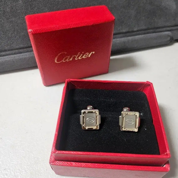 [BUNJANG] Cartier Santos Cufflinks / 까르띠에 산토스 드 커프스링크