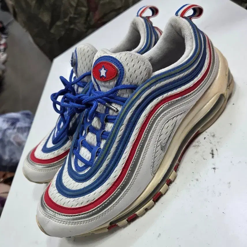 [BUNJANG] Nike Air Max 97 White/Red 280mm / 나이키 에어맥스 97화이트레드280