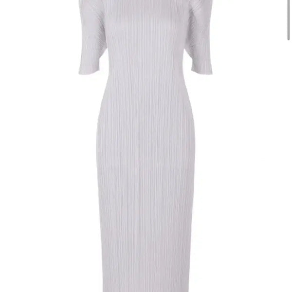 [BUNJANG] Pleats Please Dress Size 4 Light Grey / 플리츠 플리즈 원피스 4사이즈 2024년 7월 새상품