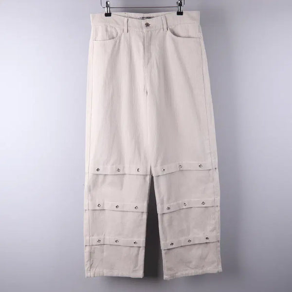 [BUNJANG] SETUP-EXE Pintuck Eyelet Pants (M) / (여성) 셋업이엑스이(SETUP-EXE) 핀턱 아일렛 팬츠 M