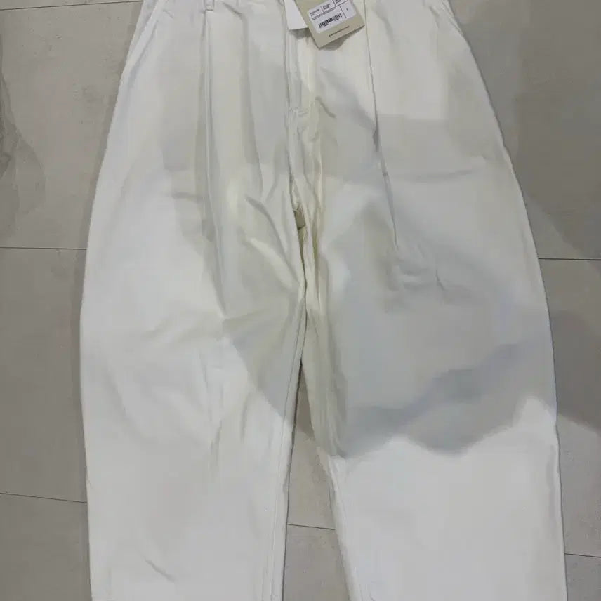 [BUNJANG] Studio Nicholson White Wide Pants / 스튜디오니콜슨 화이트 와이드 팬츠