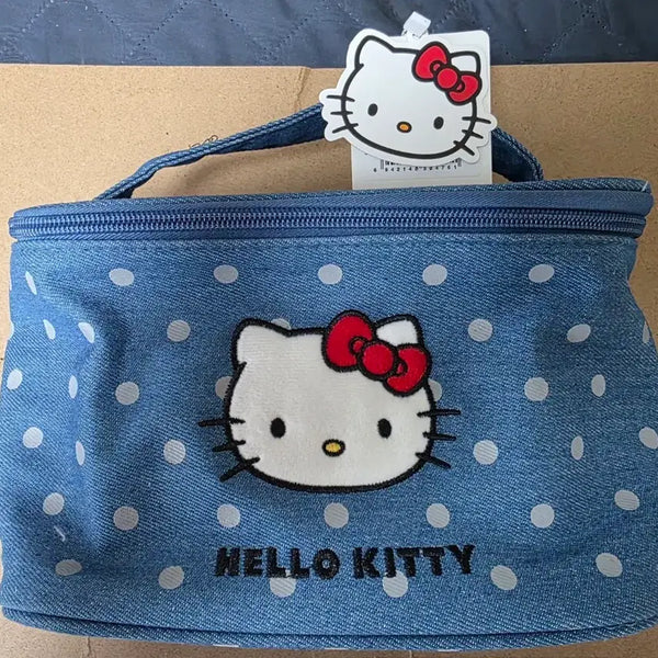 [BUNJANG] Hello Kitty Denim Pouch / 헬로키티 데님 파우치