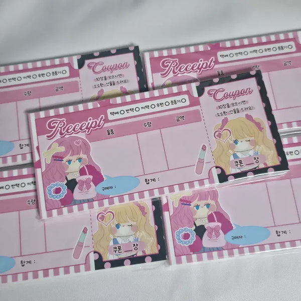 [BUNJANG] Celebrity Receipt Photocard / [비비님 도안] 셀럽 영수증 포토카드 판매