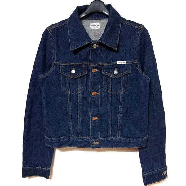 [BUNJANG] Calvin Klein Women's Denim Jacket / [S,90]캘빈클라인 여성 데님 자켓 청자켓 CK