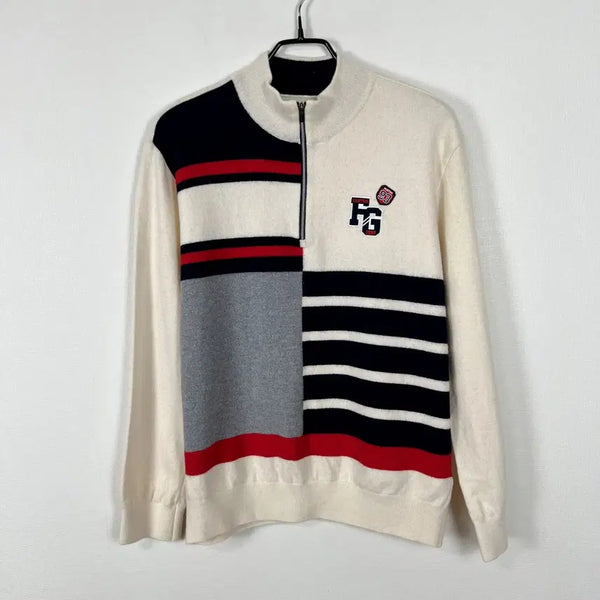 [BUNJANG] Phantom Half-Zip Wool Knit Sweater XL / 팬텀 하프집업 울 니트 남105 XL 라덴 빈티지