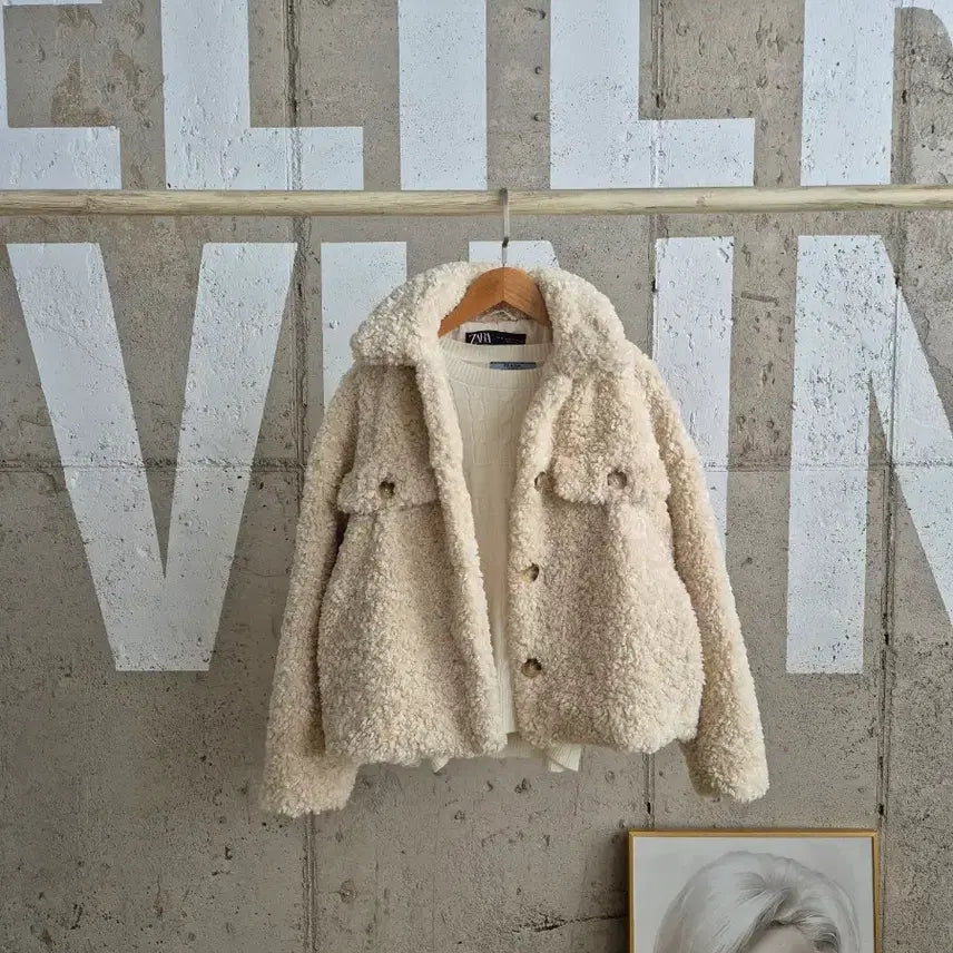 [BUNJANG] Zara Fleece Jacket / 자라 귀요미 뽀글이 자켓(S8
