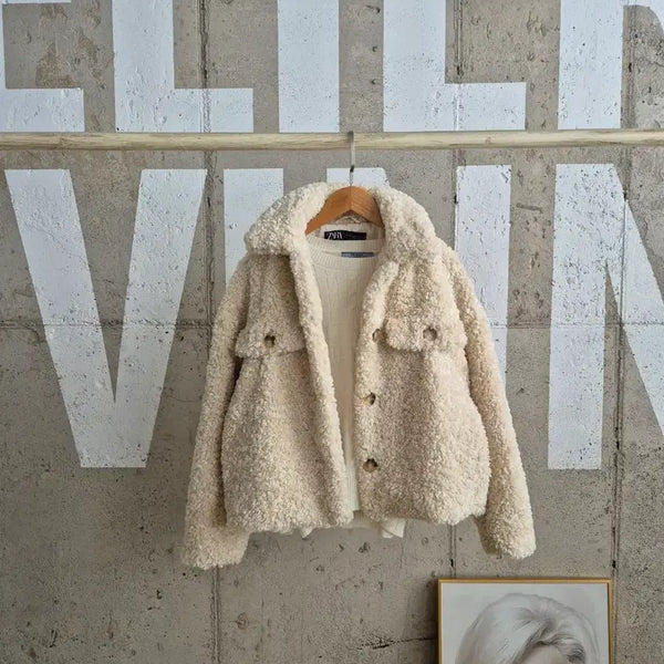 [BUNJANG] Zara Fleece Jacket / 자라 귀요미 뽀글이 자켓(S8