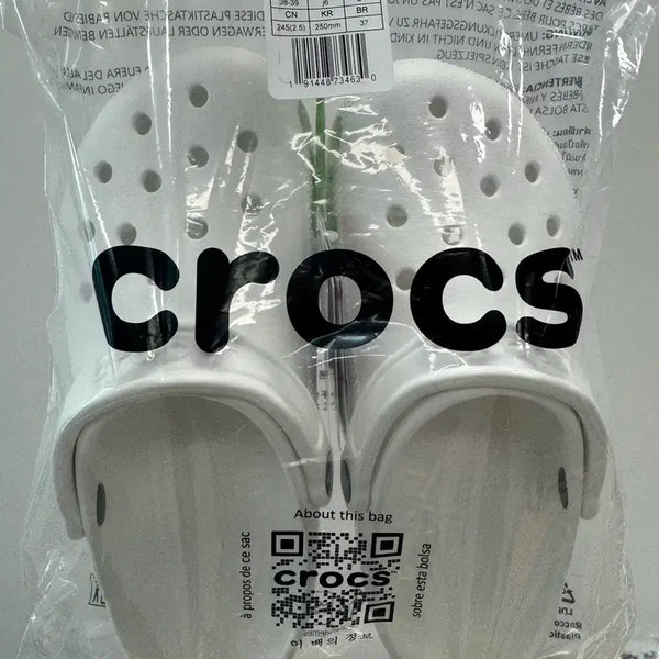 [BUNJANG] Crocs Classic Clog White Size 250 / 크록스 클래식 클로그 화이트 250 새상품