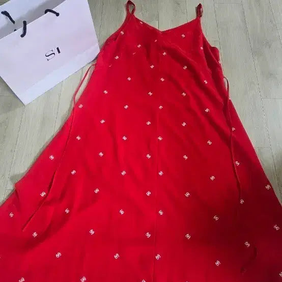 [BUNJANG] SI Red Long Dress / SI 원피스 롱 원피스 레드