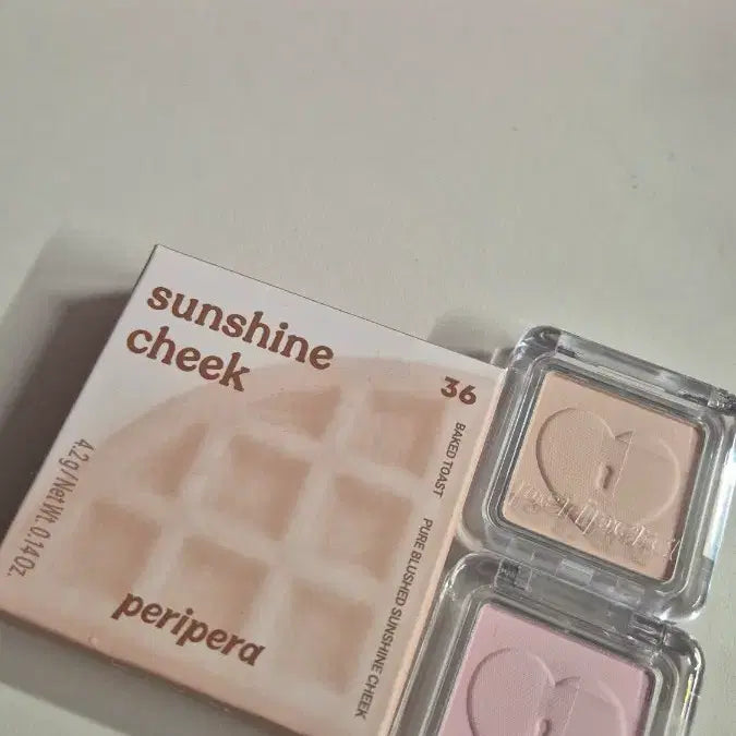 [BUNJANG] Peripera Sunshine Cheek & Single Shadow Set / 페리페라 션샤인 치크와 싱글 섀도우 2개