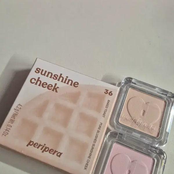 [BUNJANG] Peripera Sunshine Cheek & Single Shadow Set / 페리페라 션샤인 치크와 싱글 섀도우 2개