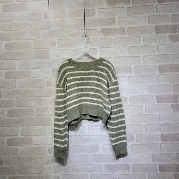 [BUNJANG] Cropped Knit Top / ㅎ2056 크롭 니트 F
