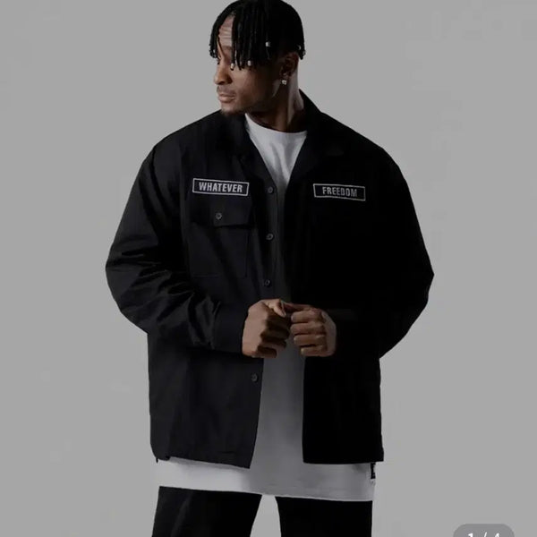 [BUNJANG] Freedom Work Shirt Jacket - Black, 3XL / 프리덤 워크셔츠 자켓 3xl 판매
