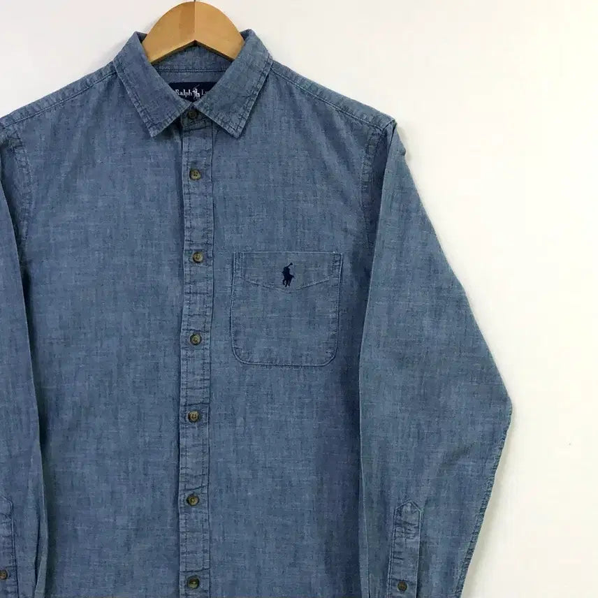 [BUNJANG] Polo Chambray Denim Shirt / M 폴로 샴브레이 데님 셔츠
