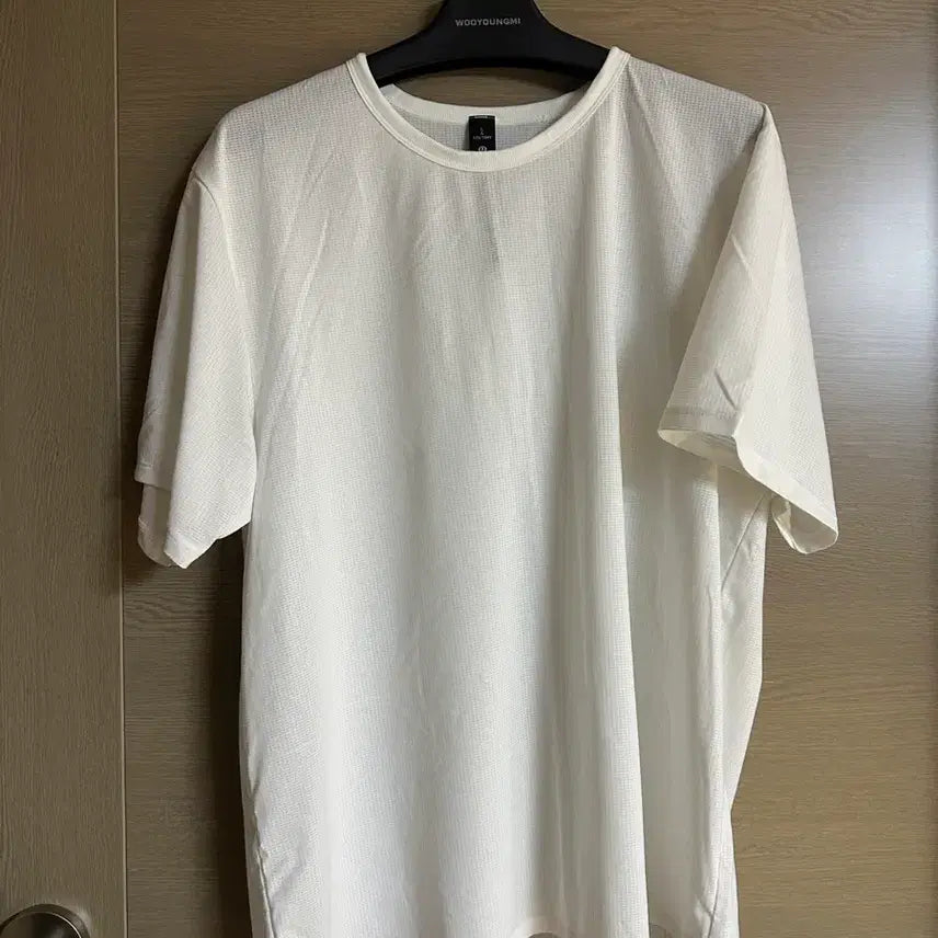 [BUNJANG] Lululemon Mile Maker Short Sleeve White / [L]룰루레몬 마일메이커 숏슬리브 화이트 새상품