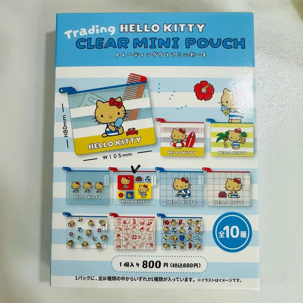 [BUNJANG] Sanrio Tanning Clear Mini Pouch / 산리오 태닝 클리어 미니 파우치 새제품