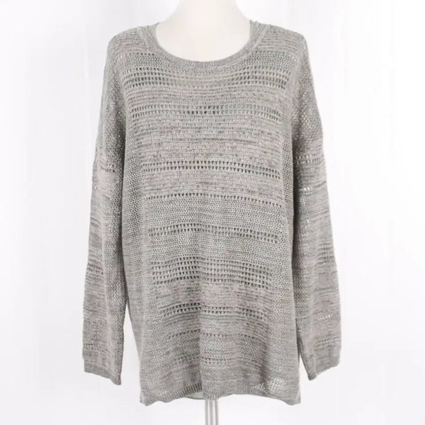 [BUNJANG] ISABBABA Linen Mesh Knit Top (Size 90) / 아이잗바바 여성 린넨 망사 니트 90