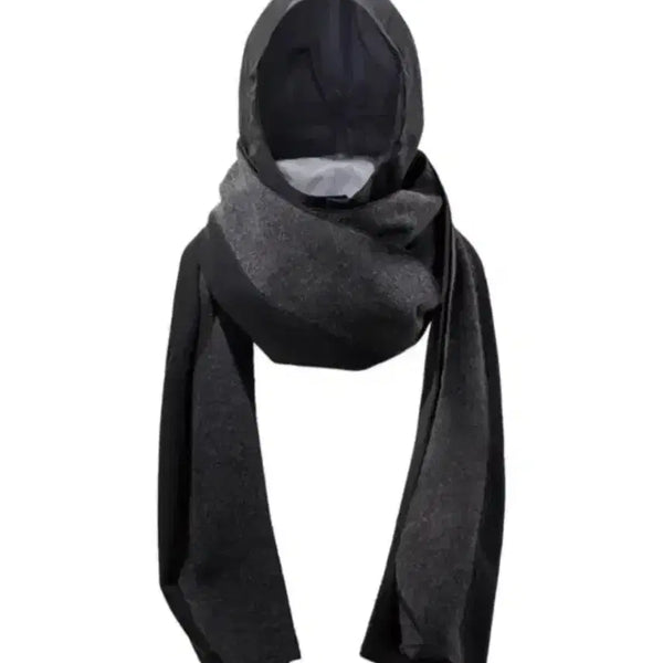 [BUNJANG] Exlim EP.4 Hooded Muffler Black / 엑슬림 ep.4 후드 머플러 블랙