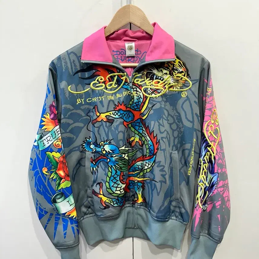 [BUNJANG] Ed Hardy Old School Track Jacket / 에드하디 올드스쿨 트랙 자켓