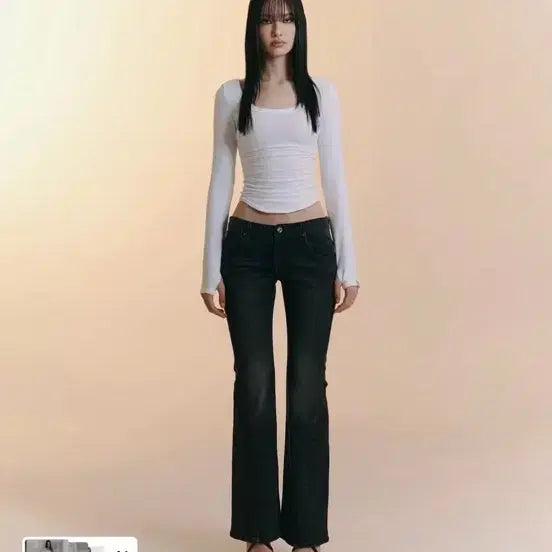 [BUNJANG] Please No Follow Bootcut Jeans Black / 플리즈노팔로우 부츠컷