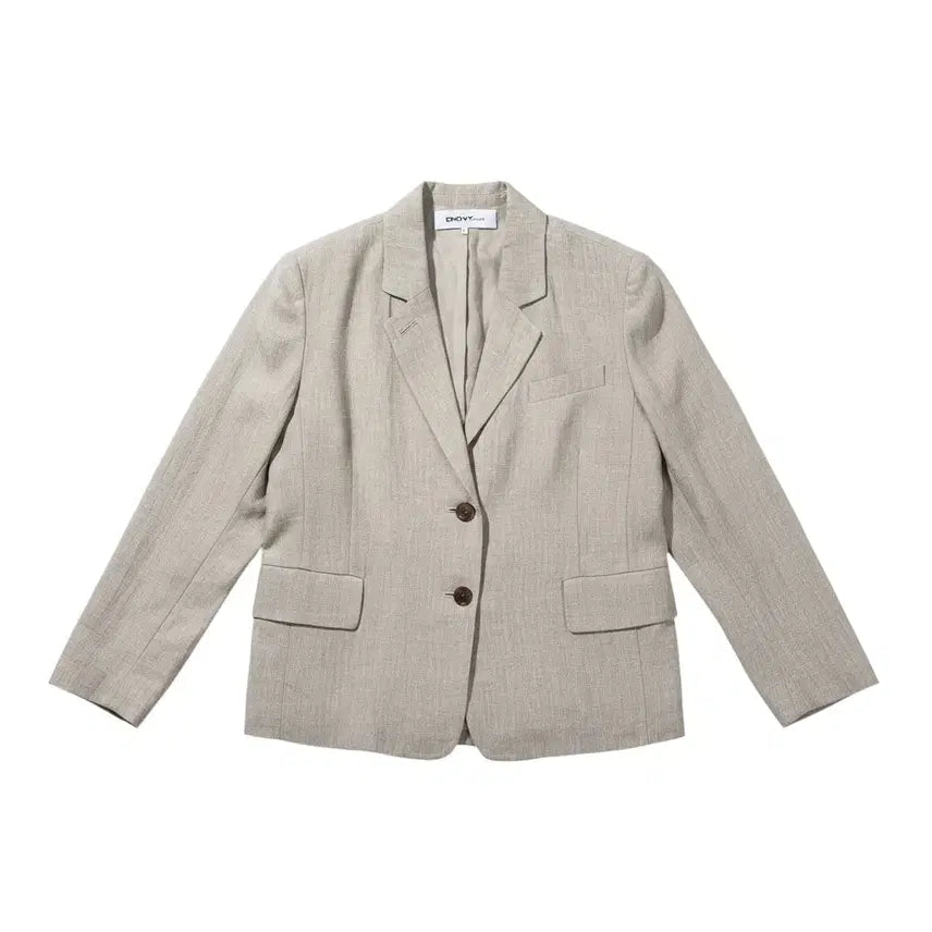 [BUNJANG] DKNY Pure Herringbone Linen Jacket (Women's S) / 여성S/ dkny퓨어 헤링본 린넨자켓 3-41