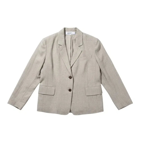 [BUNJANG] DKNY Pure Herringbone Linen Jacket (Women's S) / 여성S/ dkny퓨어 헤링본 린넨자켓 3-41