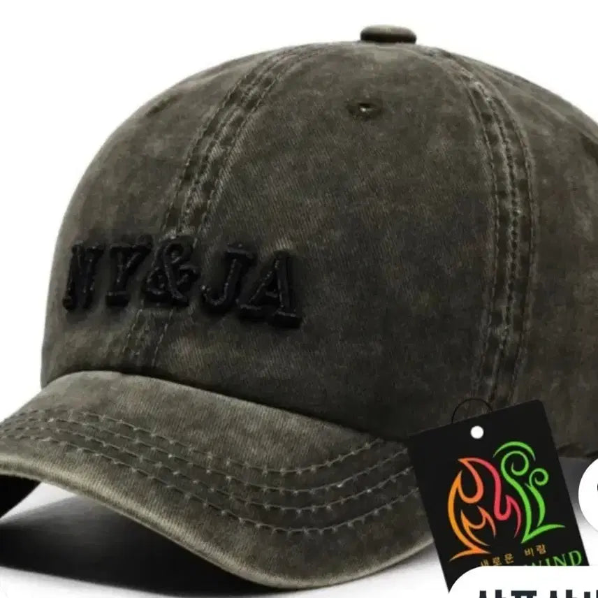 [BUNJANG] Freshwind NY&JA American Retro Ball Cap Bundle Set / 프레쉬윈드 NY&JA 아메리칸레트로 볼캡 (2개 일괄판매)