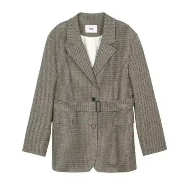 [BUNJANG] Johnny Hates Jazz Belted Check Jacket / 쟈니헤잇재즈 벨티드 체크 자켓(옷걸이포함/ 사진요청가능)