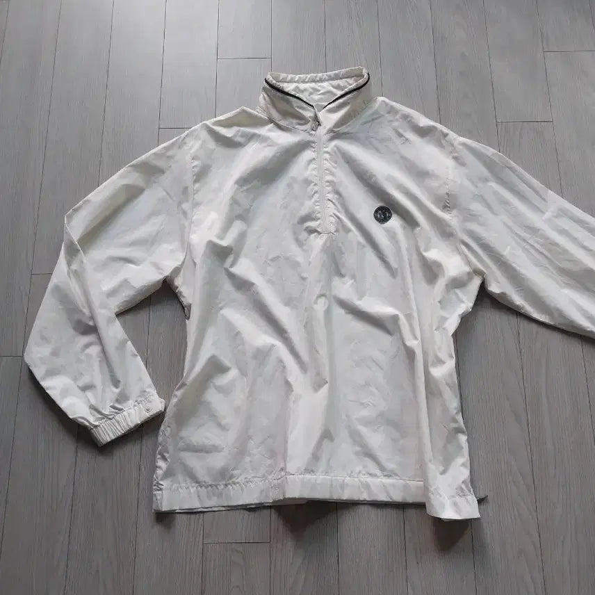 [BUNJANG] Kim Young Joo Golf White Half Zip Pullover (Autumn) / 골프상의  반짚업(가을용)