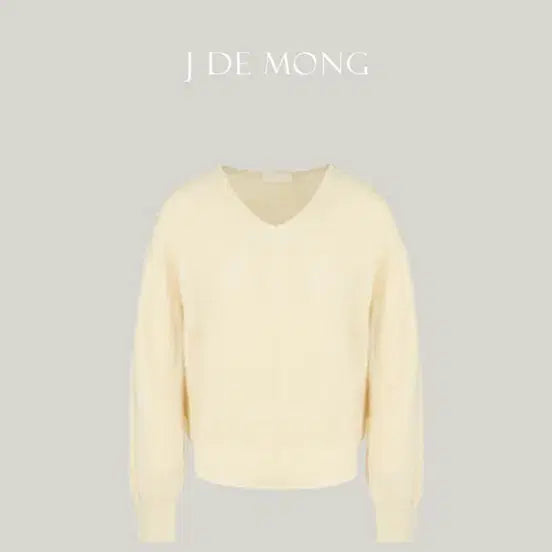 [BUNJANG] Jade Mong Knit Cream / 새상품) 제이드몽 니트