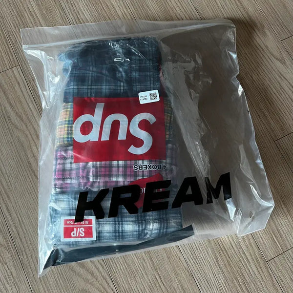 [BUNJANG] Supreme Haynes Plaid Boxer Multi-color Size S / 슈프림 헤인즈 플레이드 박서 멀티컬러 S사이즈
