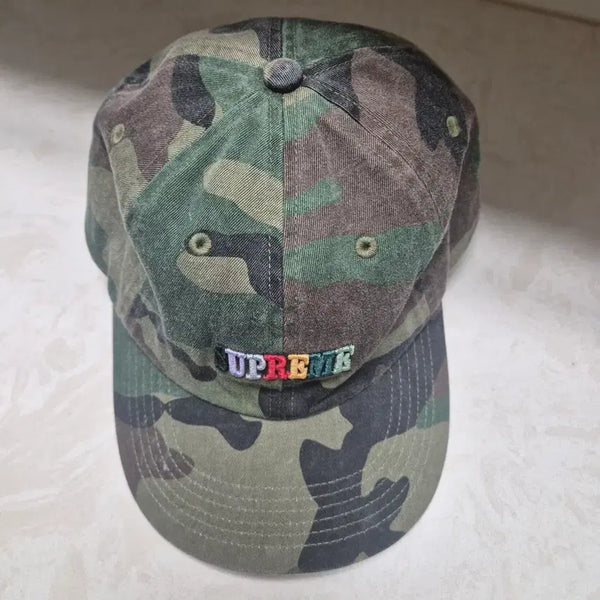 [BUNJANG] Supreme Camo Cap Hat / 슈프림 볼캡 카모 모자