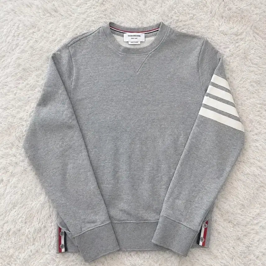 [BUNJANG] Thom Browne Signature Stripe Sweatshirt / [정품 2사이즈] 톰브라운 사선 맨투맨