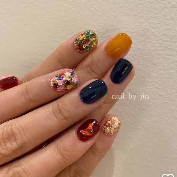 [BUNJANG] Nail Glitter Set (Various Colors & Shapes) / 사진이 실물을 못담는 네일 글리터