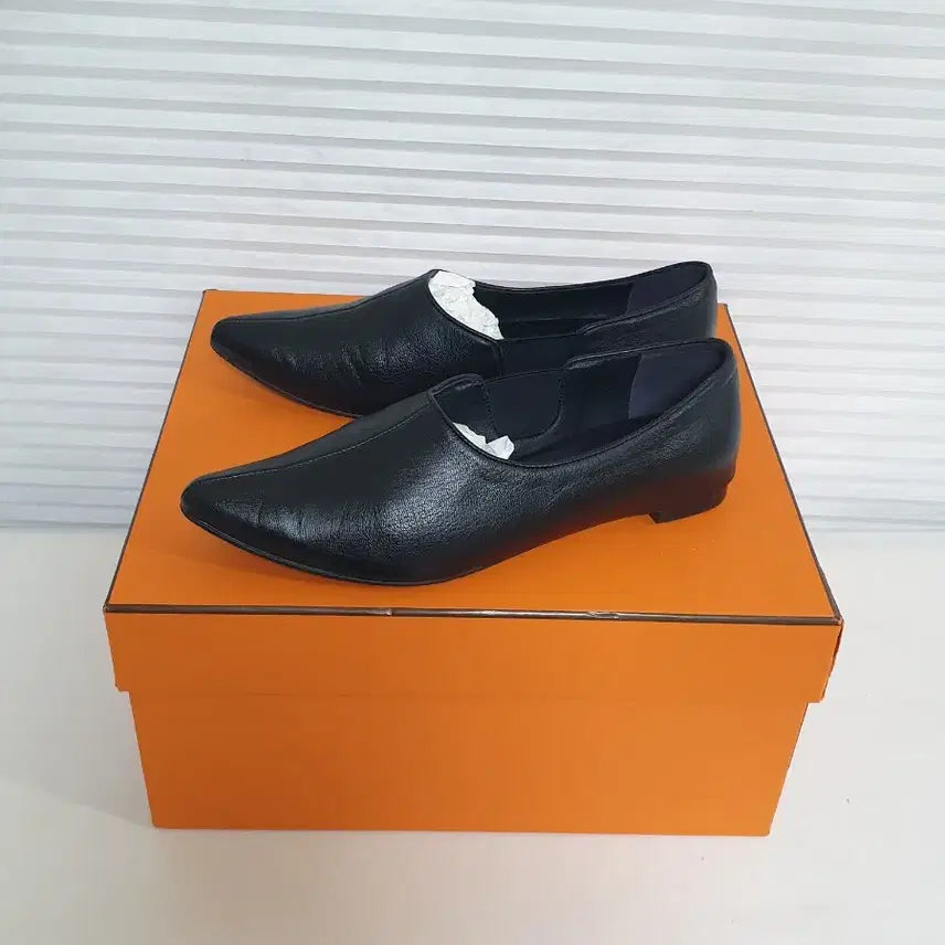 [BUNJANG] Casprini Handmade Flat Shoes (Black) / 거의새것(250)고급진  성동구 수제화 카스프리니 플랫 구두