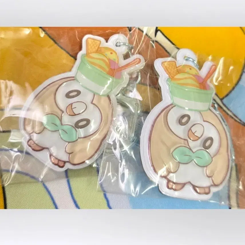 [BUNJANG] Pokemon Rowlet Miru Keyring / (개당 가격) 포켓몬 나몰빼미 미러키링