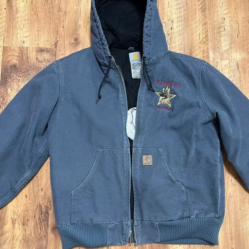 [BUNJANG] Carhartt Active Jacket J130 STM Dog Embroidery / [M] 칼하트 액티브자켓 j130 stm 강아지자수