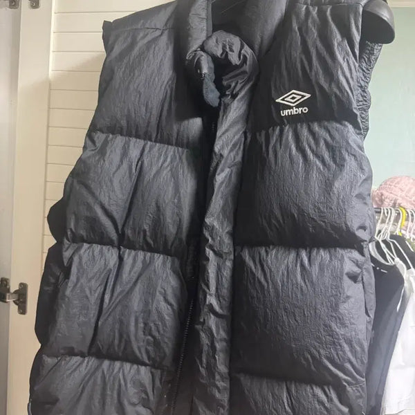 [BUNJANG] Umbro Black Padded Jacket / 엄브로 블랙 패딩 자켓